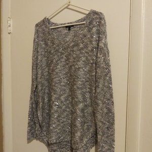 Silver sequined tunic